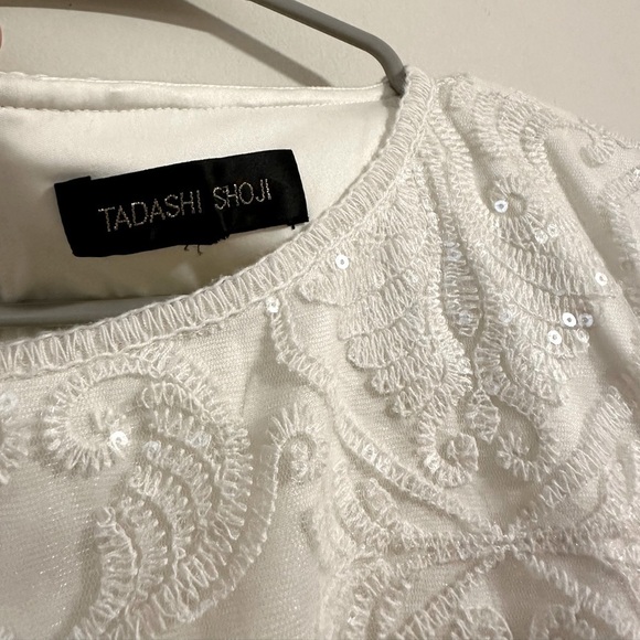 Tadashi Shoji parula Sequin neoprene dress XXL - Picture 6 of 10